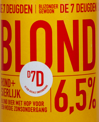 Blond van de 7 deugden logo